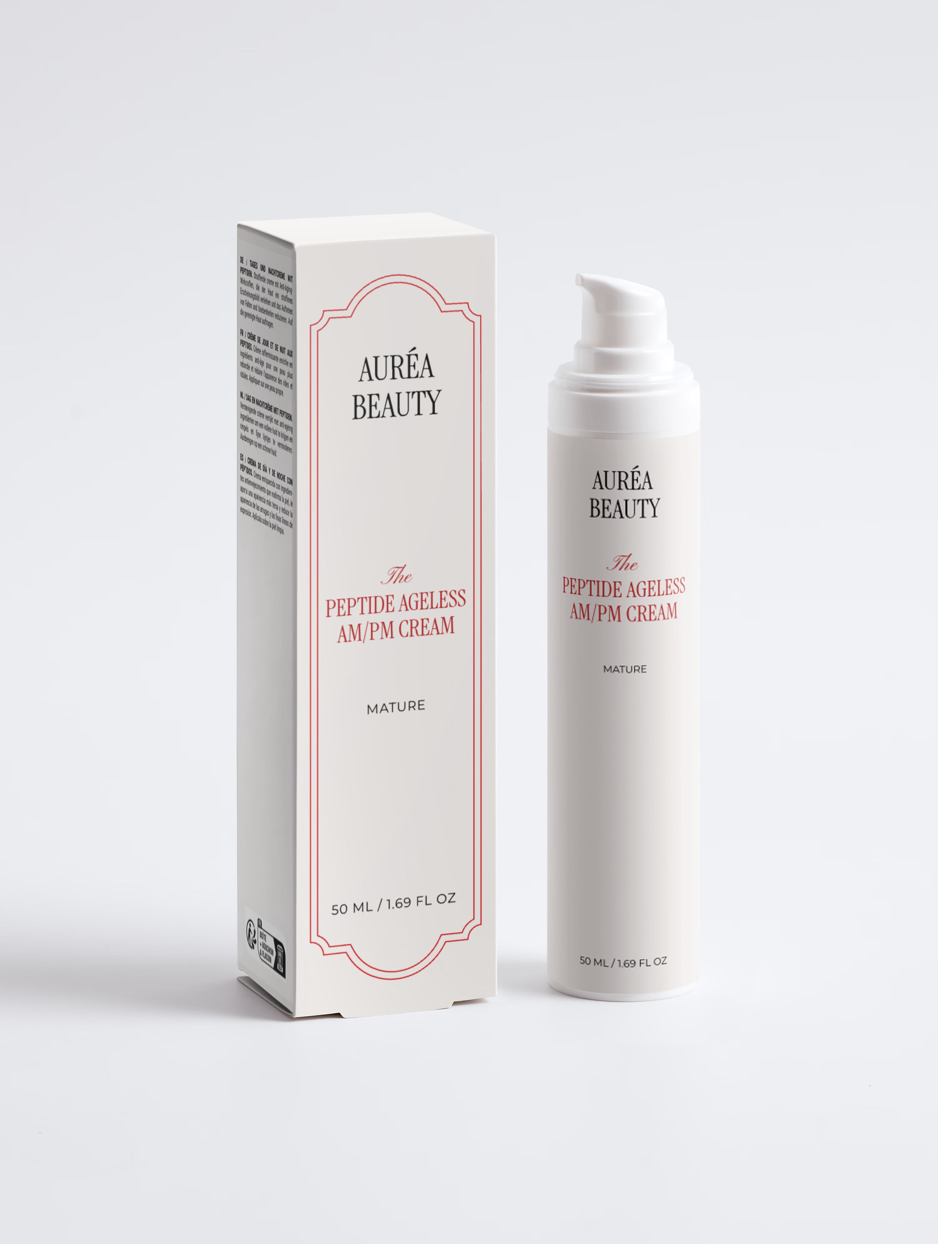 Crème Anti-Âge Peptides Jour/Nuit avec Acide Hyaluronique