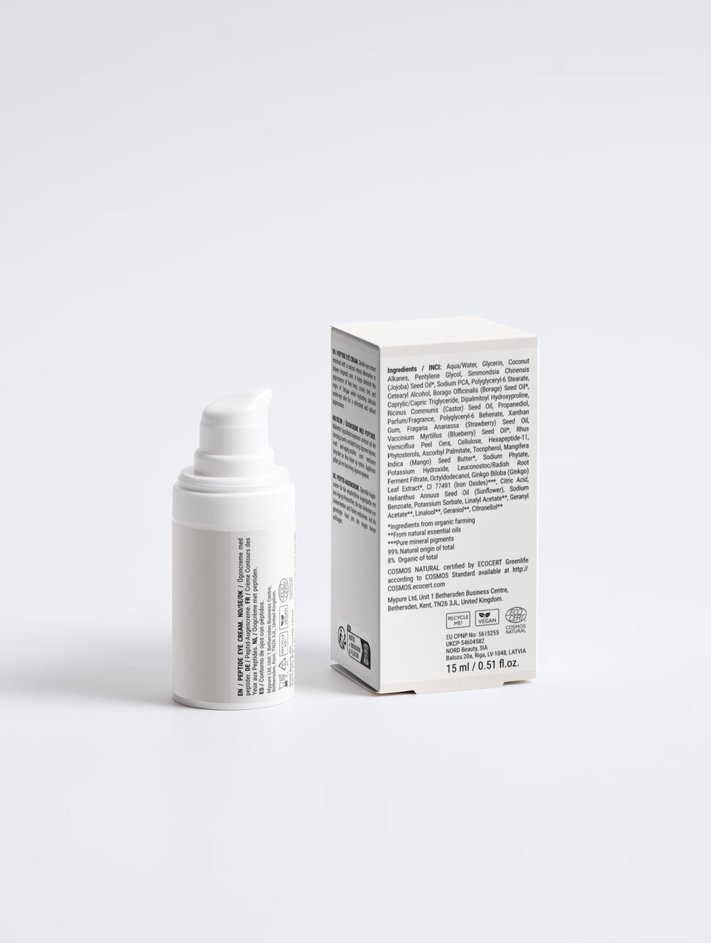Crème Contour des Yeux Anti-Âge aux Peptides