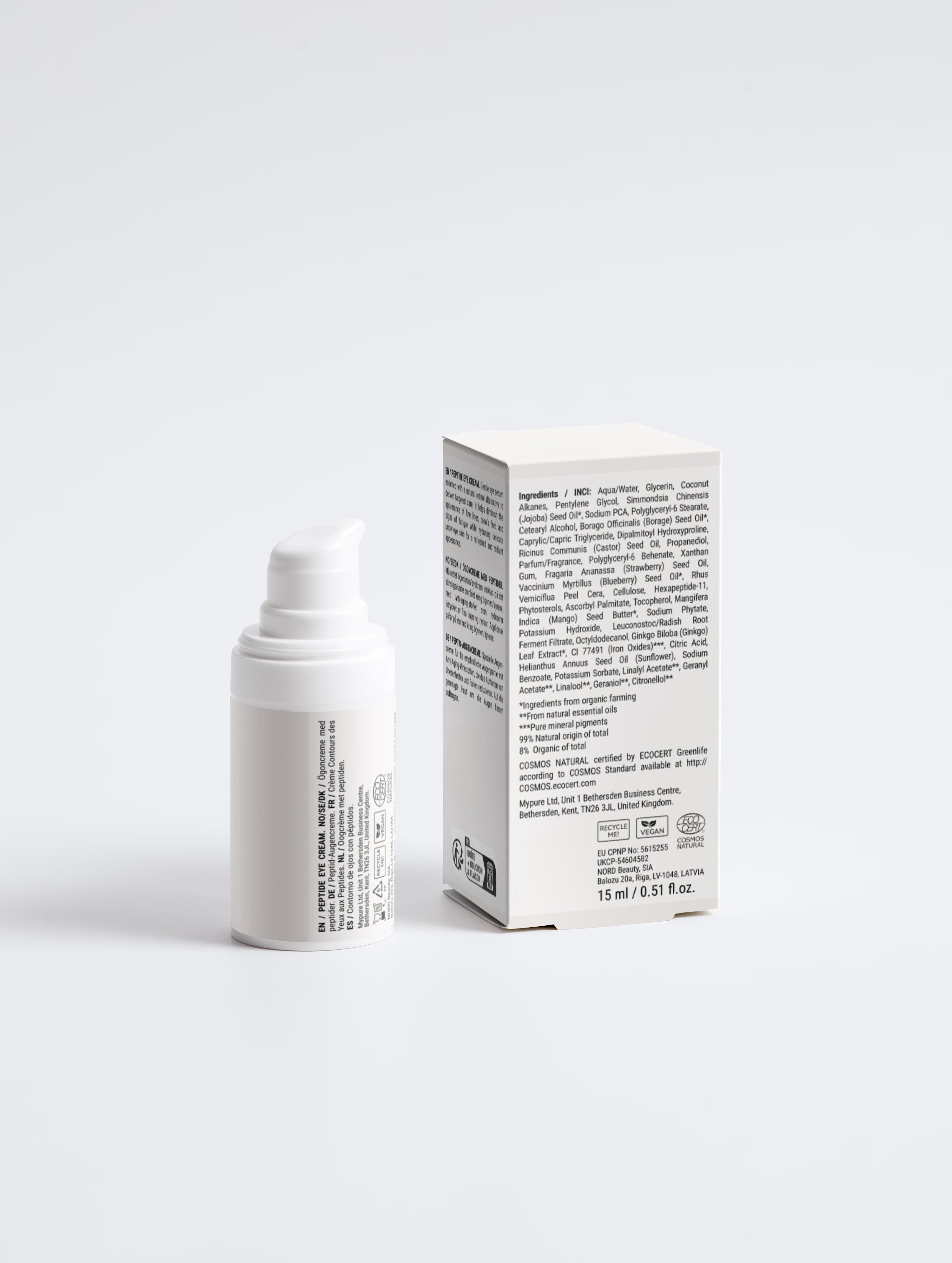 Crème Contour des Yeux Anti-Âge aux Peptides
